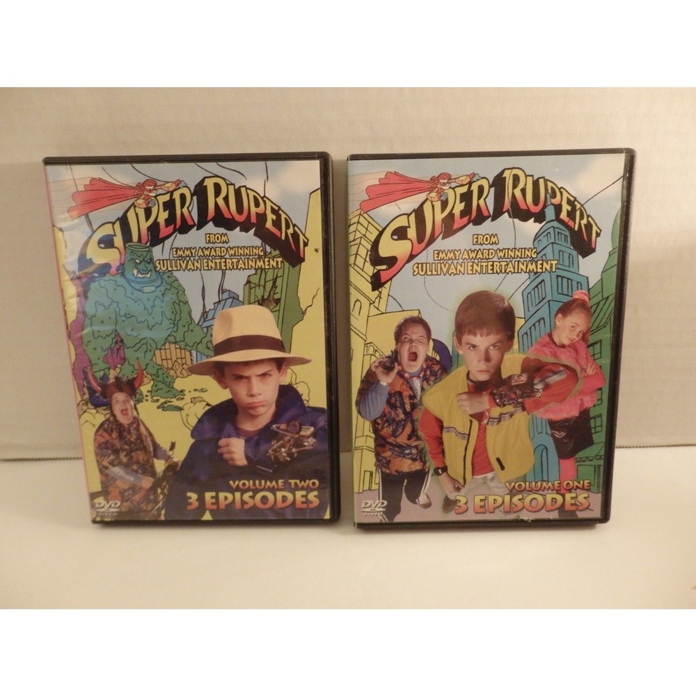 Super Rupert Volume One 3 episodes and Volume Two 3 episodes
